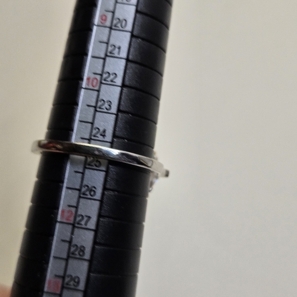 Radiant Sterling 925 Silver With Diamonique Ring, Set In A Halo Design - Picture 8 of 9